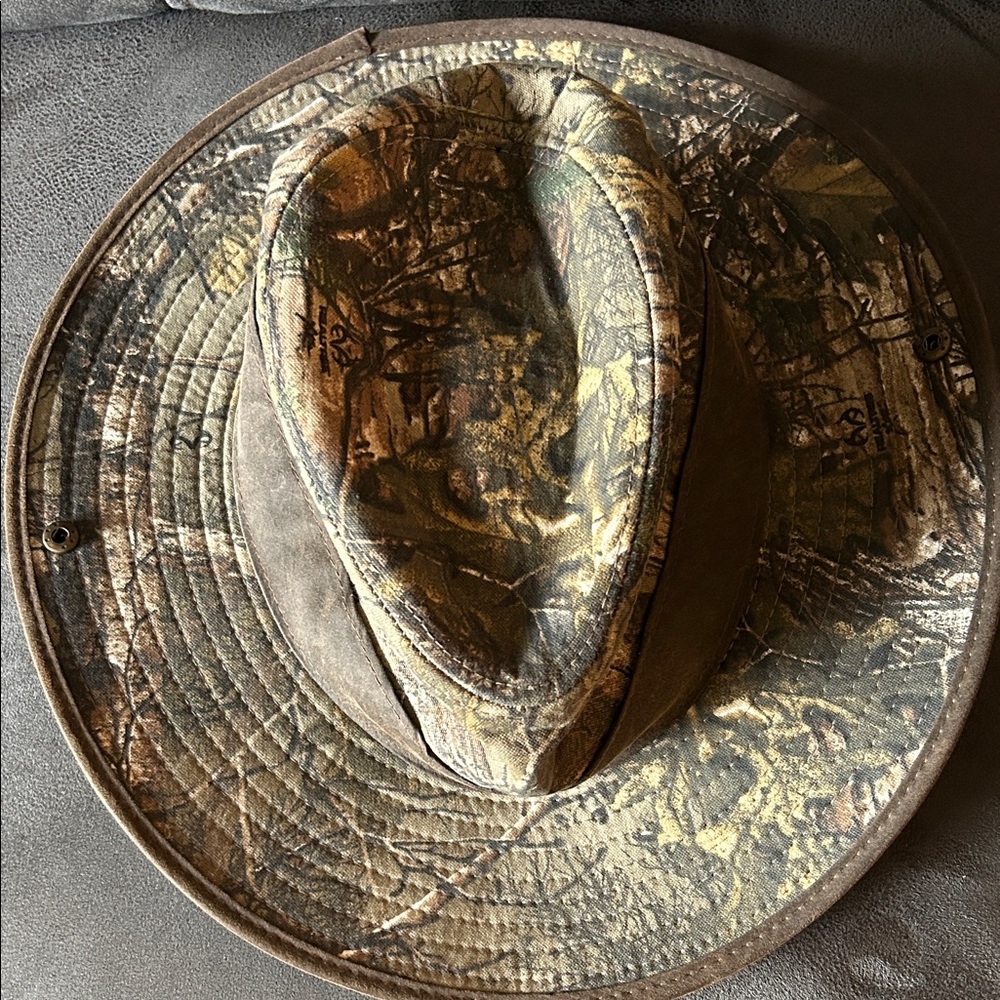 Camouflage Wide Brim Hat